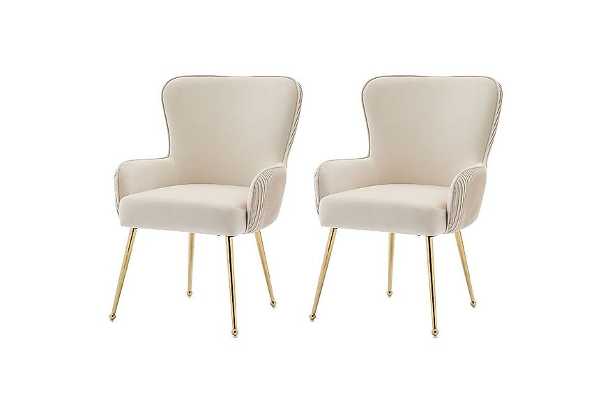 Flieks Esszimmerstuhl (Set, 2 St), 2er Set Polsterstühle mit Armlehnen Wohn günstig online kaufen