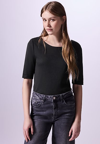 STREET ONE STUDIO T-Shirt aus softem günstig online kaufen