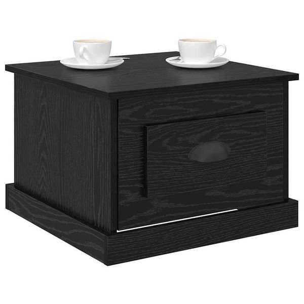 vidaXL Couchtisch Couchtisch Schwarz Eichen-Optik 50 günstig online kaufen