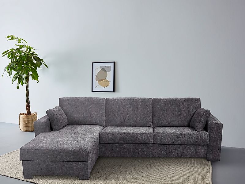 Home affaire Ecksofa "Roma "L" Dauerschlaffunktion, mit Unterfederung" Matr günstig online kaufen