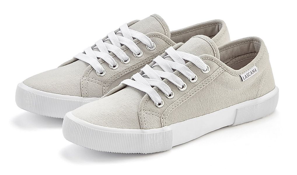 LASCANA Sneaker aus Textil, Schnürhalbschuh, Freizeitschuh günstig online kaufen