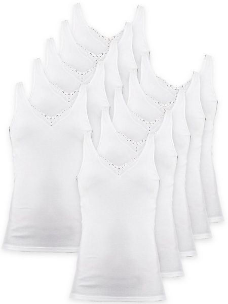 Schöller Achselhemd 10er Pack Damen Achselhemd Baumwolle (Packung, 10-St) - günstig online kaufen