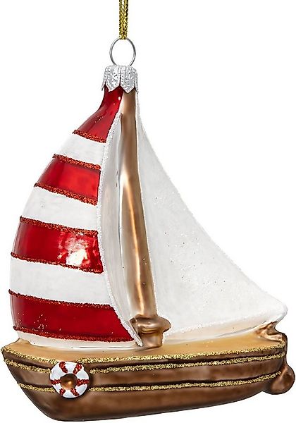 SIKORA Christbaumschmuck Segelboot Besondere Weihnachtskugel Glas Figur Anh günstig online kaufen