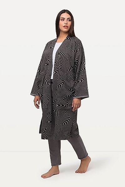 Ulla Popken Sweatjacke Loungewear-Langjacke Oversized offene günstig online kaufen