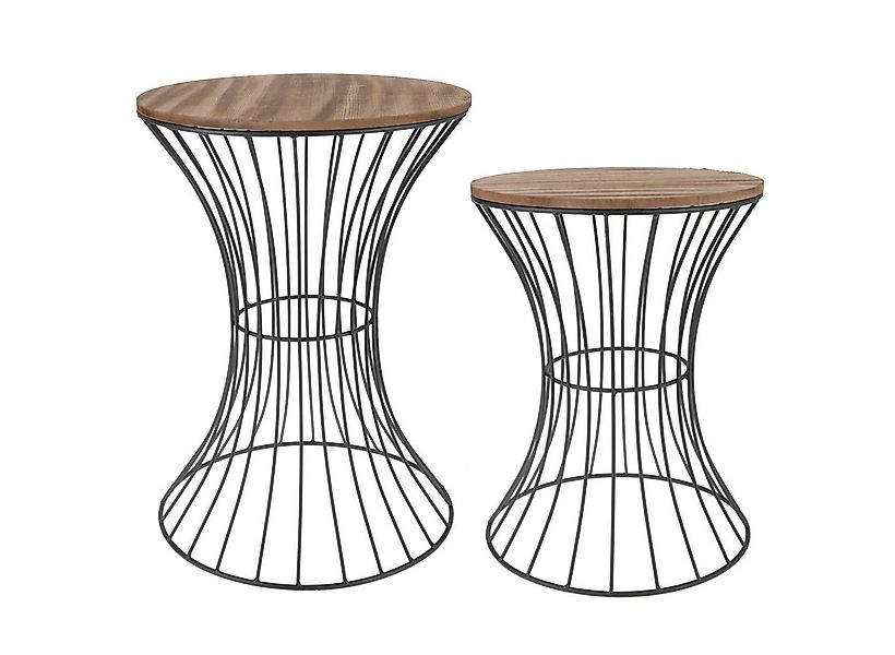 Spetebo Beistelltisch Design Beistelltisch Metall - 39 x 30 cm (Stück, 1-St günstig online kaufen