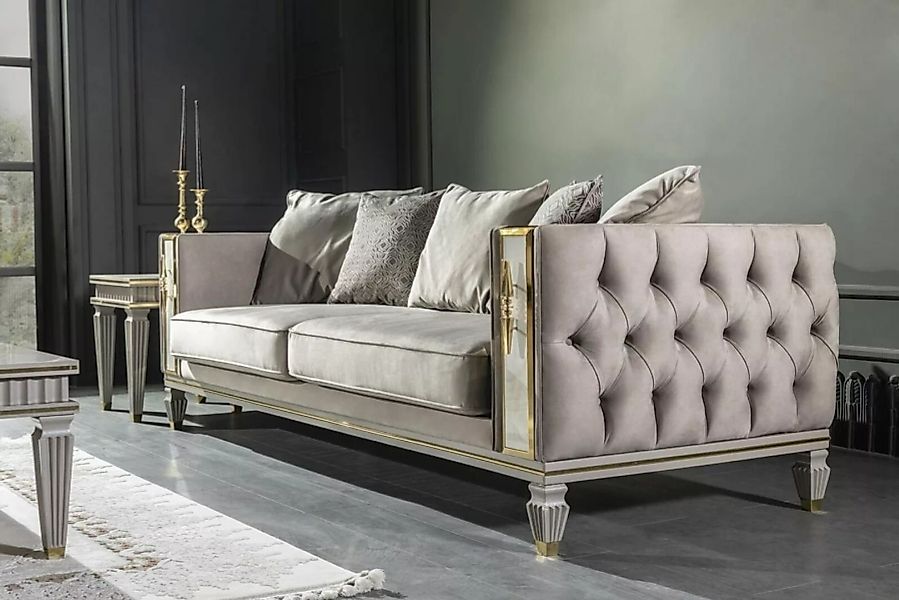 JVmoebel Sofa Chesterfield Sofa xxl Couch Polster big Sofas Design Möbel Ei günstig online kaufen