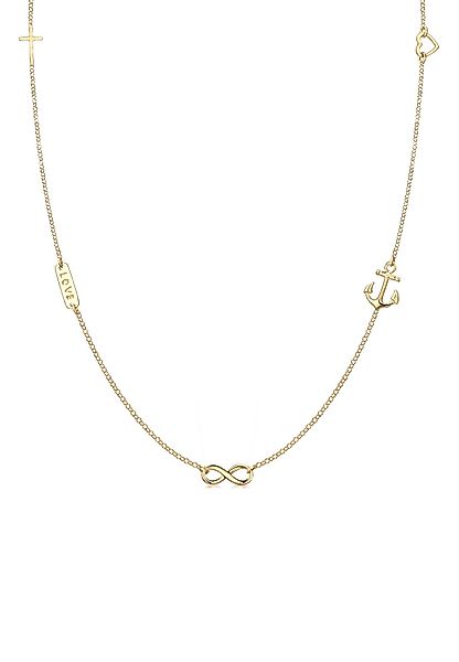Elli Kette mit Anhänger Kreuz Herz günstig online kaufen