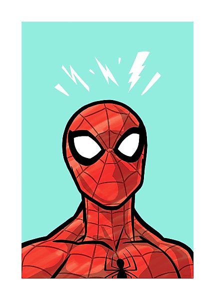 Komar Wandbild "Spider-Man Danger Ahead", Disney, (Set, 1 St.), 30 x 40 cm günstig online kaufen