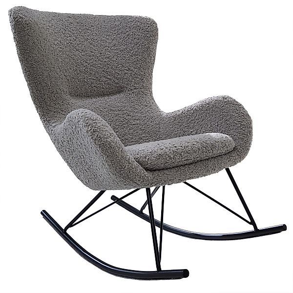 riess-ambiente Schaukelstuhl SCANDINAVIA SWING hellgrau / günstig online kaufen