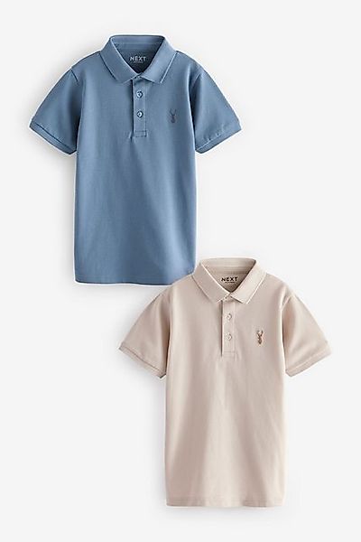 Next Poloshirt Kurzärmelige Polohemden im 2er-Pack (2-tlg) günstig online kaufen