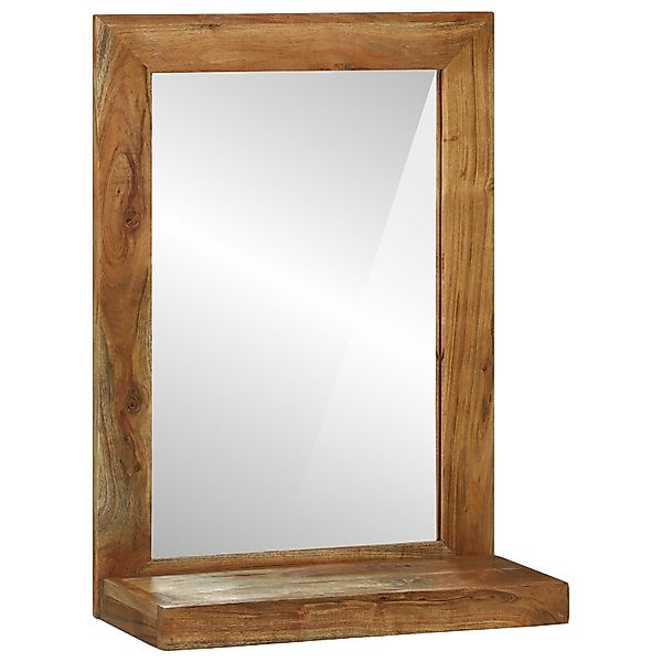 vidaXL Spiegel Badezimmerspiegel 50x22x70 cm Massivholz günstig online kaufen