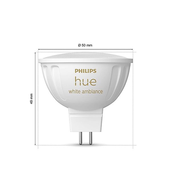 Philips Hue White Ambiance LED-Lampe 5,1W GU5,3 günstig online kaufen
