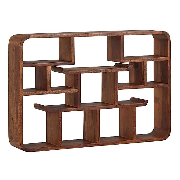 KADIMA DESIGN Wandregal Wandregal Massivholz Hängeregal günstig online kaufen