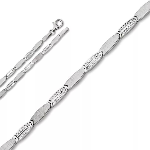 ONE ELEMENT Silberkette "Zirkonia Halskette aus 925 Silber Ø", Damen Silber günstig online kaufen
