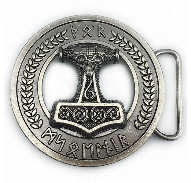 Ware aus aller Welt Gürtelschnalle Wikinger Thorshammer Mjölnir Gürtelschli günstig online kaufen