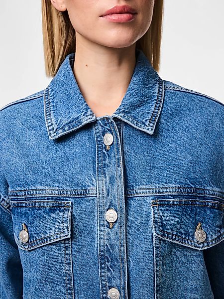 pieces Jeansjacke "PCELMA DENIM JACKET NOOS BC" ohne Kapuze günstig online kaufen
