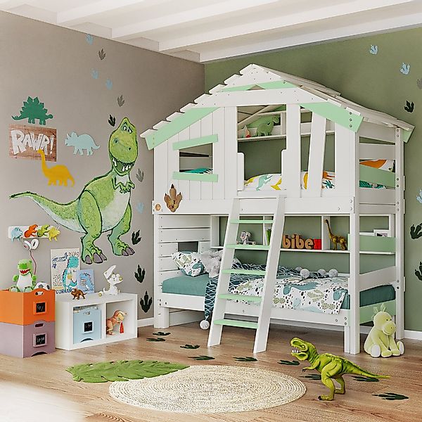 bibex Hochbett ALPIN CHALET Hochbett, Kinderbett, günstig online kaufen