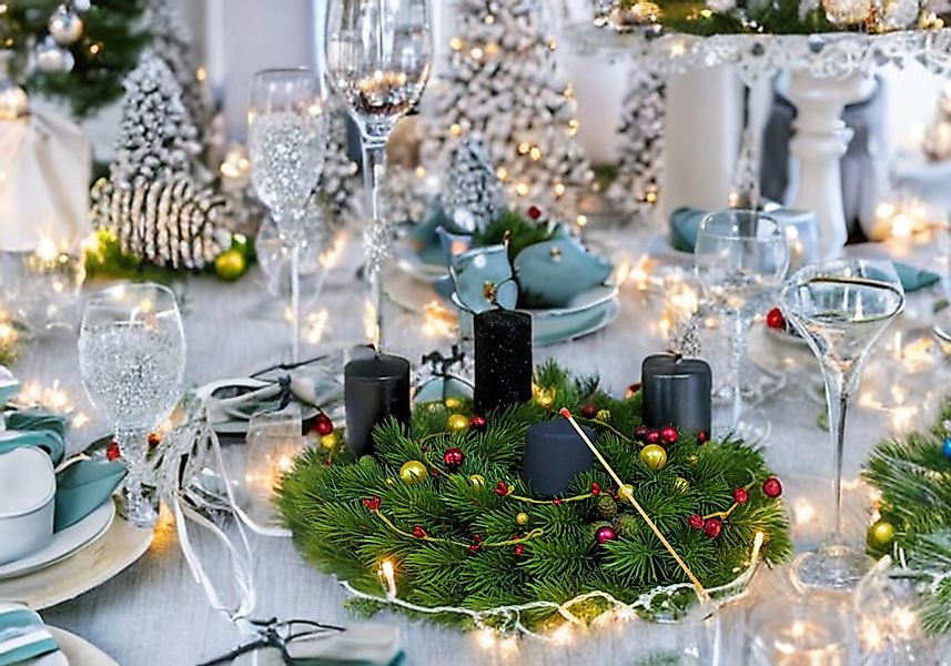 Dekohelden24 Stumpenkerze Adventskerzen, Stumpenkerzen, Adventskranzkerzen, günstig online kaufen