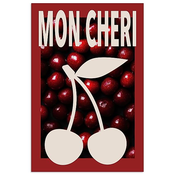 MuchoWow Poster Kirschen - Illustration - günstig online kaufen