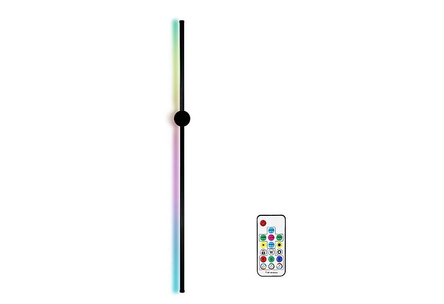 ZMH LED Wandleuchte Innen 8W 100CM Flurlamp RGB mit Fernbedienung Whonzimme günstig online kaufen