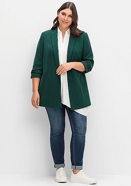 Sheego Blusenblazer Longblazer . günstig online kaufen