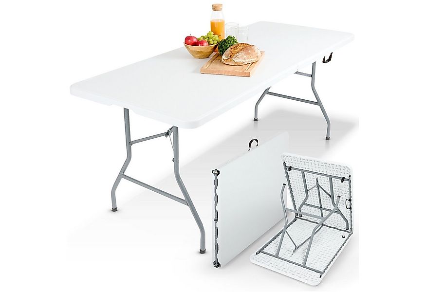 Arebos Klapptisch 182 cm, klappbar für Garten, Camping, Buffet, bis 150 kg, günstig online kaufen