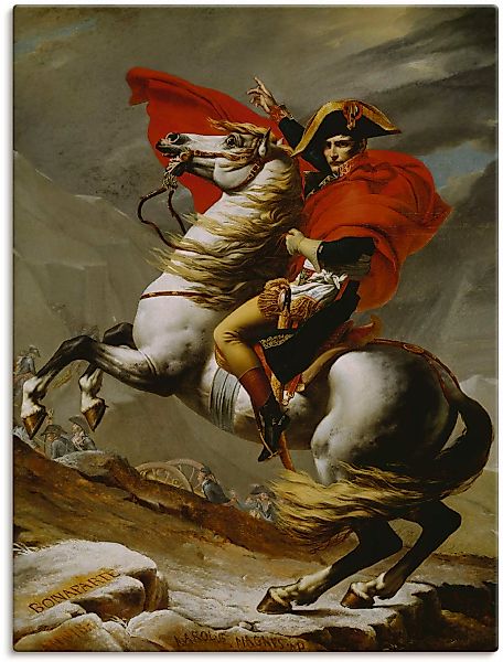 Artland Wandbild »Napoleon bei der Überquerung der Alpen.«, Menschen, (1 St günstig online kaufen