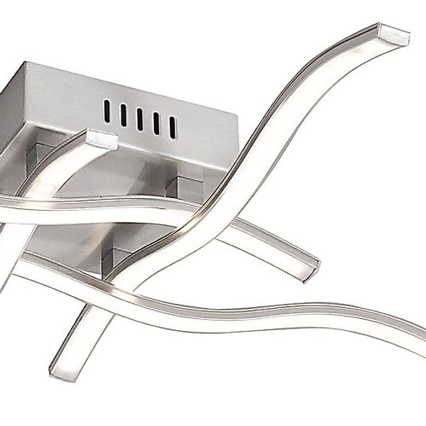 JUST LIGHT Deckenleuchte »WAVE« LED-Board 1 Stk. Warmweiß LED günstig online kaufen