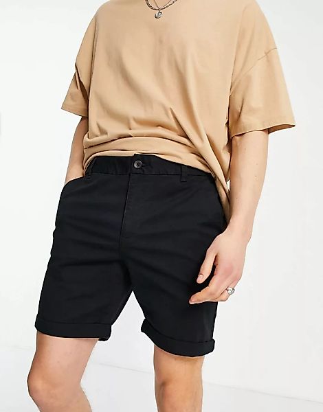 New Look – Chino-Shorts in Schwarz günstig online kaufen
