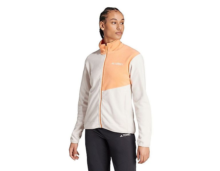 adidas Performance Fleecejacke Terrex Multi Full Zip beige/orange Damen günstig online kaufen