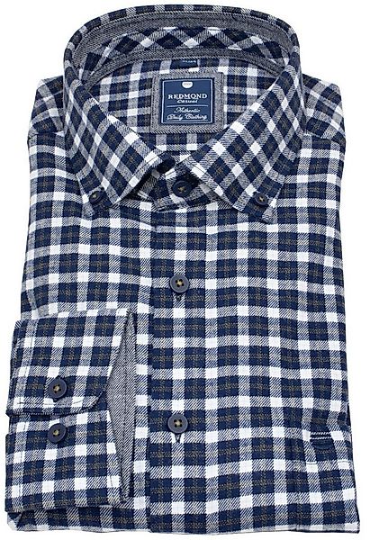 Redmond Karohemd Button-Down-Kragen günstig online kaufen