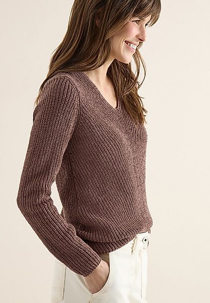 CECIL Strickpullover mit V-Auschnitt günstig online kaufen
