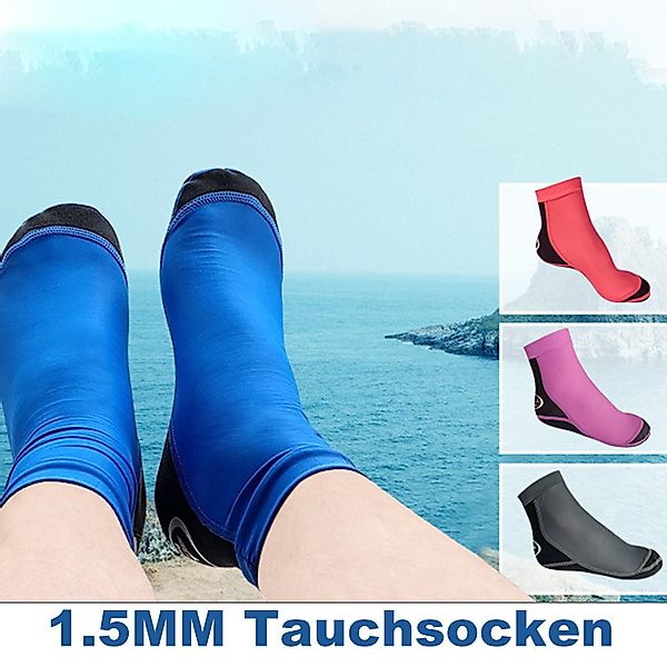 Refttenw Neoprensocken 1,5MM Antirutsch Schnorchel-Socken,Tauchsocken,Elast günstig online kaufen