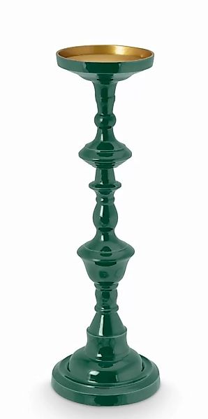 PIP STUDIO Kerzenleuchter Kerzenhalter Dark Green Metal groß 46 cm günstig online kaufen