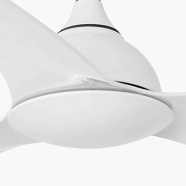 Deckenventilator Sioux L, 3 Flügel, DC, IP44, weiß günstig online kaufen