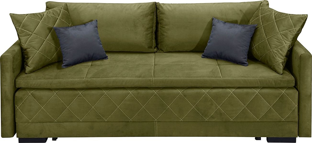 INOSIGN Schlafsofa "Potsdam", mit Boxspringaufbau, Bettfunktion & Bettkaste günstig online kaufen