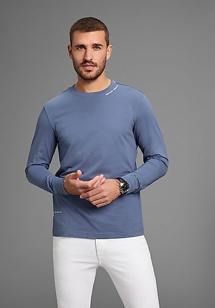DELMAO Rundhalsshirt schmal geschnitten, mit Print, günstig online kaufen