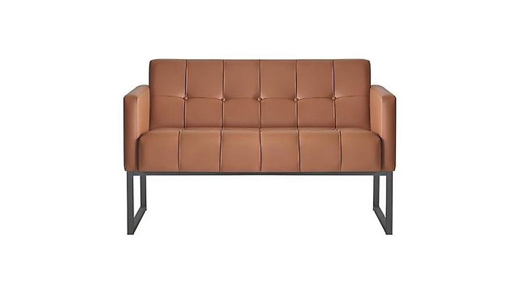 JVmoebel 2-Sitzer Sofa 2-Sitzer Braun Einfarbig Modern Design Arbeitszimmer günstig online kaufen