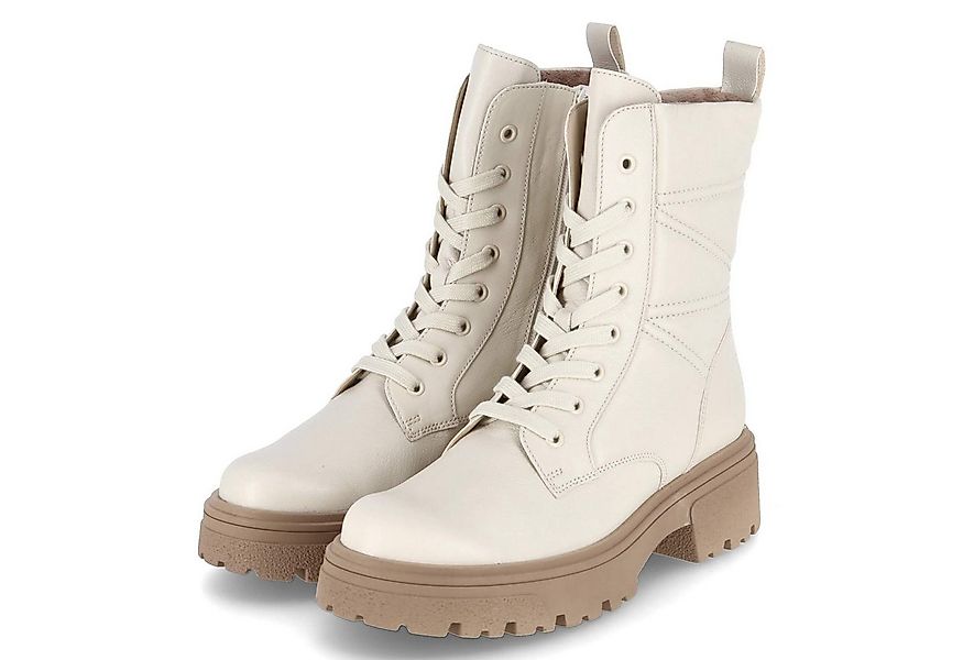 Gabor Gabor - female - 51.760.22 - Glattleder - beige Schnürstiefel günstig online kaufen