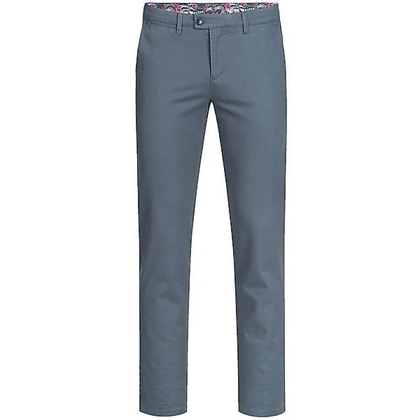 GREIFF Anzughose Greiff CASUAL Herren Chino-Hose Regular Fit Taubenblau günstig online kaufen