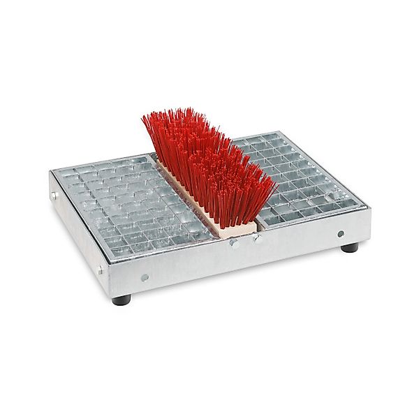 PROREGAL Robuster Schuhreiniger Mit Bürste HxBxT 45,5 x 35,5 x 17 cm Stahl günstig online kaufen