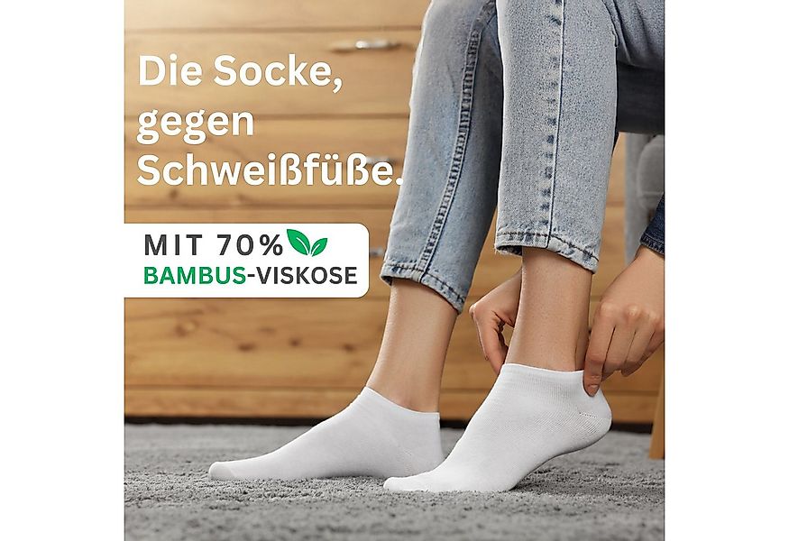MEDOLY Sneakersocken Bambus Sneaker-Socken gegen Schweißfüße, mit 70% Bambu günstig online kaufen
