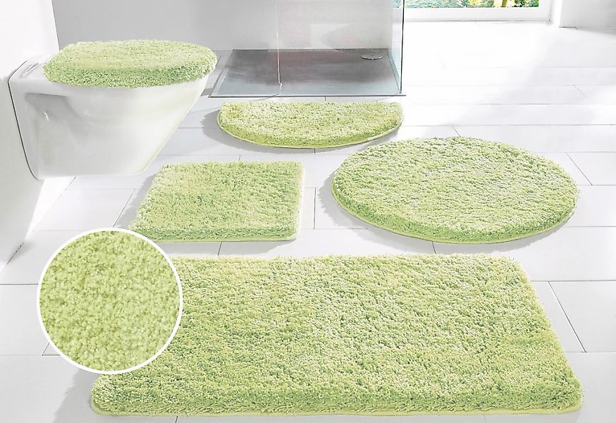 my home "Sanremo, Badvorleger, Badezimmer Teppich, sehr weich" Höhe 30 mm r günstig online kaufen