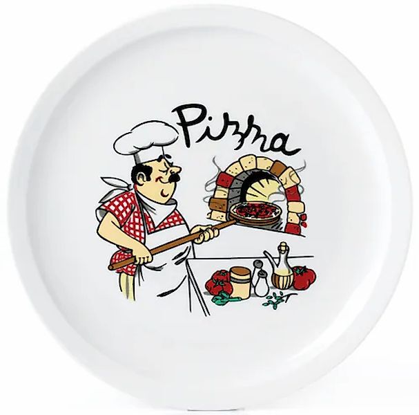 van Well Pizzateller »Küchenchef« Porzellan, spülmaschinen- und mikrowellen günstig online kaufen
