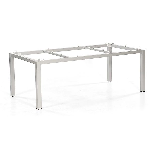 Natur24 Base Tischgestell Aluminium Silber günstig online kaufen