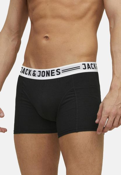 Jack & Jones 3-er Set Trunks Grau, Schwarz & Weiss günstig online kaufen
