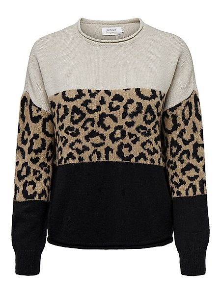 ONLY Strickpullover Tiermuster Strickmode mit Stil günstig online kaufen
