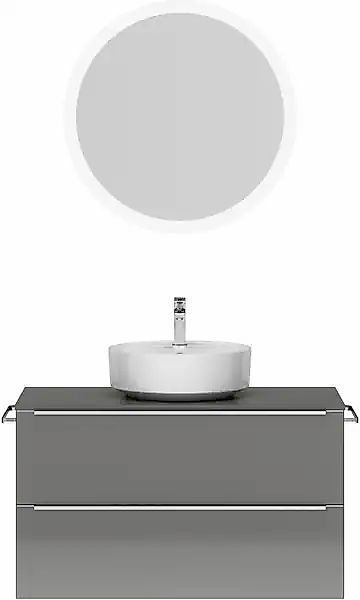 nobilia® Badmöbel-Set »Alvene« vormontiert, mit Soft-Close, 2 Stk. tlg. günstig online kaufen