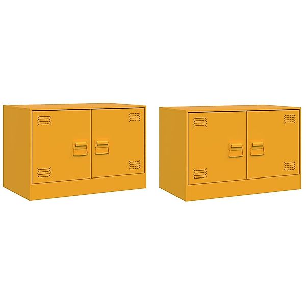 vidaXL TV-Schrank TV-Schränke 2 Stk. Senfgelb günstig online kaufen