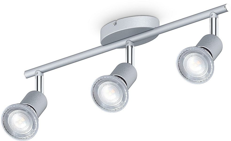 B.K.Licht Deckenleuchte, LED wechselbar, 3-flammiger LED Deckenspot, dreh-, günstig online kaufen